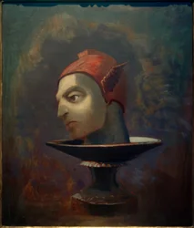 The Head of Perseus (The Head of Mercury on a Plate)